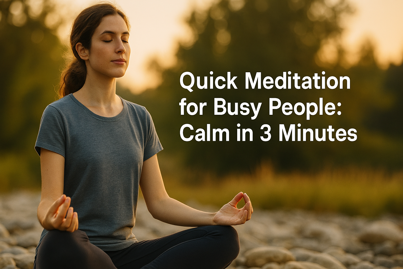 Quick Meditation for Busy People